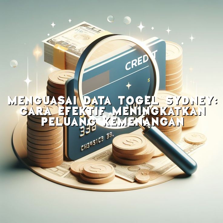 Menguasai Data Togel Sydney: Cara Efektif Meningkatkan Peluang Kemenangan